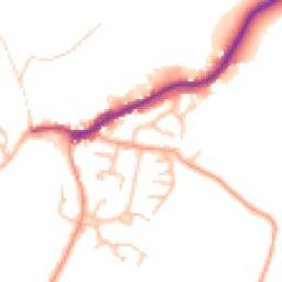Daytime road noise heatmap for SY5 0DF