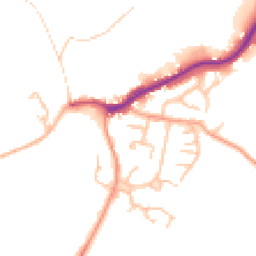 Daytime road noise heatmap for SY5 0DG