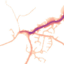 Daytime road noise heatmap for SY5 0FD