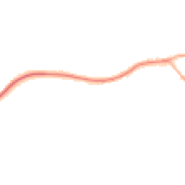 Night-time road noise heatmap for SY5 0QP