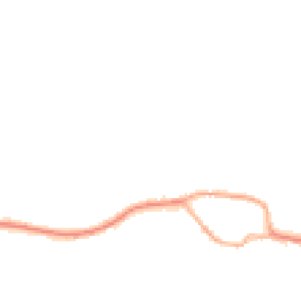 Night-time road noise heatmap for SY5 0QX