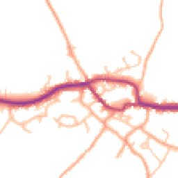 Daytime road noise heatmap for SY5 0RT