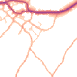 Daytime road noise heatmap for SY5 0TH