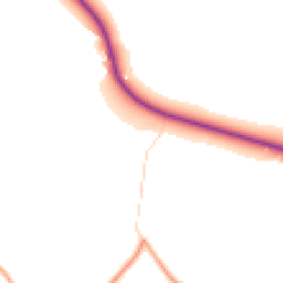 Daytime road noise heatmap for SY5 6AW