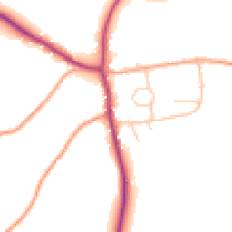 Daytime road noise heatmap for SY5 6DF