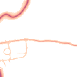 Daytime road noise heatmap for SY5 6DH