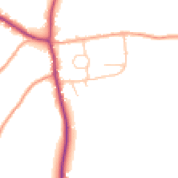 Daytime road noise heatmap for SY5 6DU