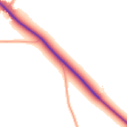 Daytime road noise heatmap for SY5 6JR