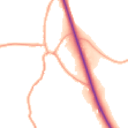 Daytime road noise heatmap for SY5 6LP