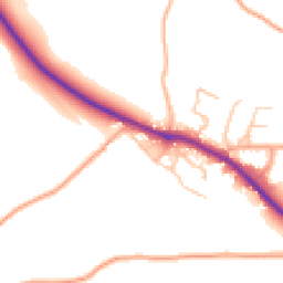 Daytime road noise heatmap for SY5 6LR