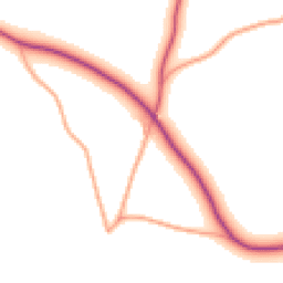Daytime road noise heatmap for SY5 6PJ