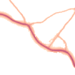 Daytime road noise heatmap for SY5 6RN