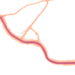 Daytime road noise heatmap for SY5 6RR