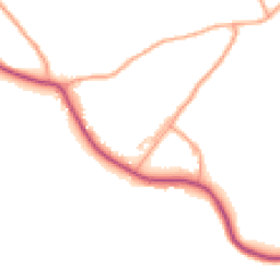 Daytime road noise heatmap for SY5 6RS