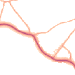 Daytime road noise heatmap for SY5 6SN