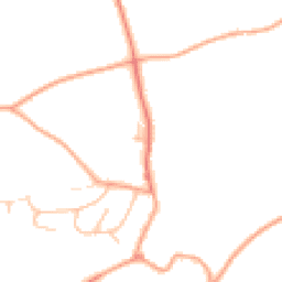 Daytime road noise heatmap for SY5 7AH