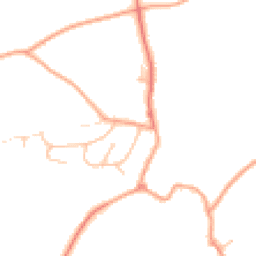Daytime road noise heatmap for SY5 7AS