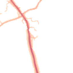 Daytime road noise heatmap for SY5 7JA