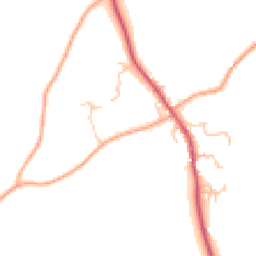 Daytime road noise heatmap for SY5 7JL