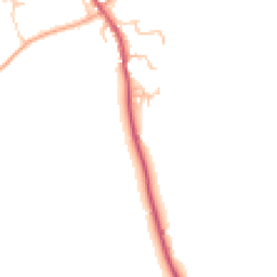 Daytime road noise heatmap for SY5 7JT