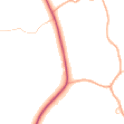 Daytime road noise heatmap for SY5 7QB