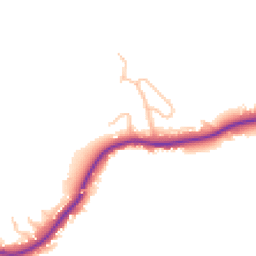 Daytime road noise heatmap for SY5 8BS