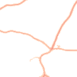 Daytime road noise heatmap for SY5 8BT