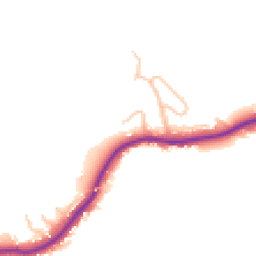 Daytime road noise heatmap for SY5 8BU