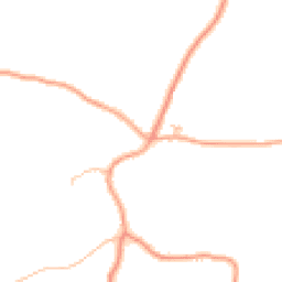 Daytime road noise heatmap for SY5 8EU