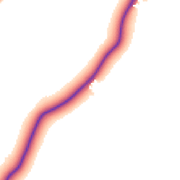 Daytime road noise heatmap for SY5 8HS