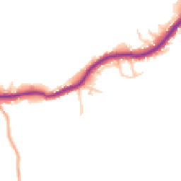 Daytime road noise heatmap for SY5 8JZ