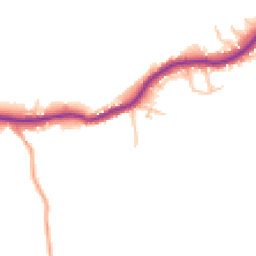 Daytime road noise heatmap for SY5 8LD