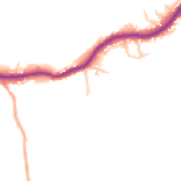 Daytime road noise heatmap for SY5 8LE