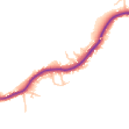 Daytime road noise heatmap for SY5 8LL