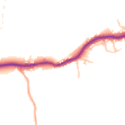 Daytime road noise heatmap for SY5 8LQ