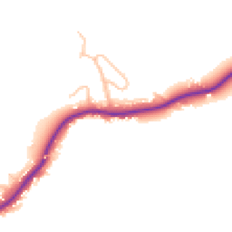 Daytime road noise heatmap for SY5 8NA