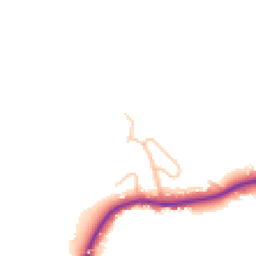 Daytime road noise heatmap for SY5 8NQ