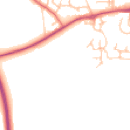 Daytime road noise heatmap for SY5 8PG