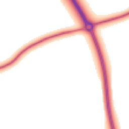 Daytime road noise heatmap for SY5 8PJ