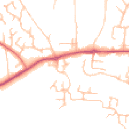 Daytime road noise heatmap for SY5 8PZ