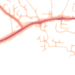 Daytime road noise heatmap for SY5 8QE
