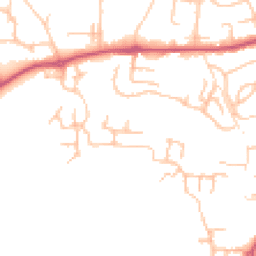 Daytime road noise heatmap for SY5 8QG