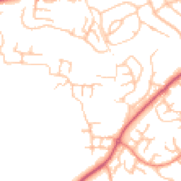 Daytime road noise heatmap for SY5 8QN