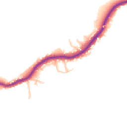 Daytime road noise heatmap for SY5 8RA