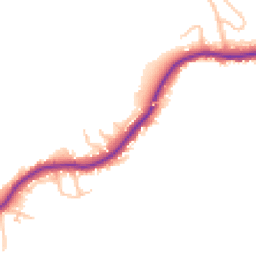 Daytime road noise heatmap for SY5 8RD