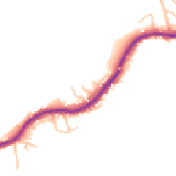 Daytime road noise heatmap for SY5 8RF