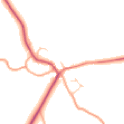 Daytime road noise heatmap for SY5 9DF