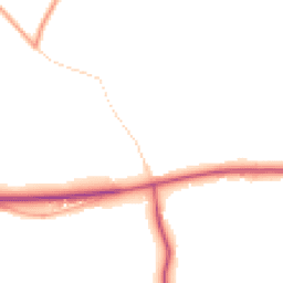 Daytime road noise heatmap for SY5 9DT