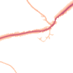 Daytime road noise heatmap for SY5 9EY