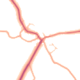 Daytime road noise heatmap for SY5 9EZ